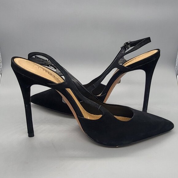 SCHUTZ Boris Slingback Suede Pump - Picture 7 of 13